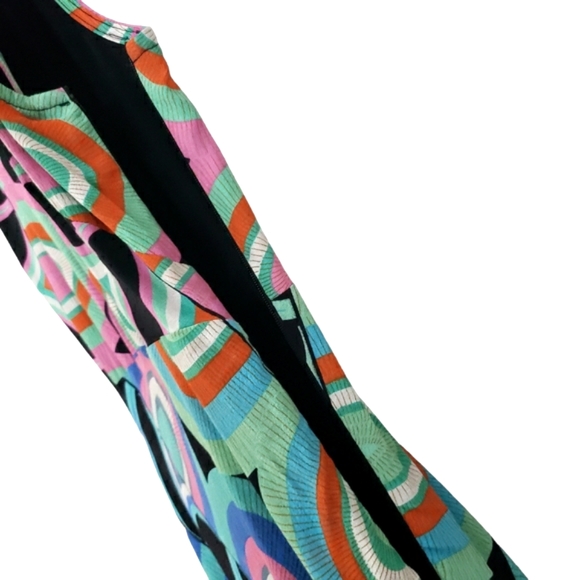 Nwt Anthropologie Kenzie Geometric Asymmetrical Midi Dress - Picture 10 of 17